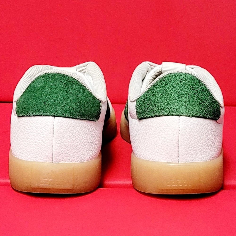 Adidas VL Court 3.0 Green Stripes Men's Casual Sneakers #133595173 size 8 - Picture 5 of 11